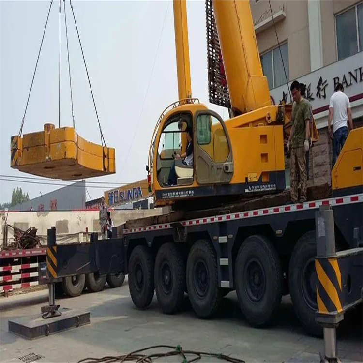 邵东当地吊车出租|机器吊装|75吨|工厂搬迁服务